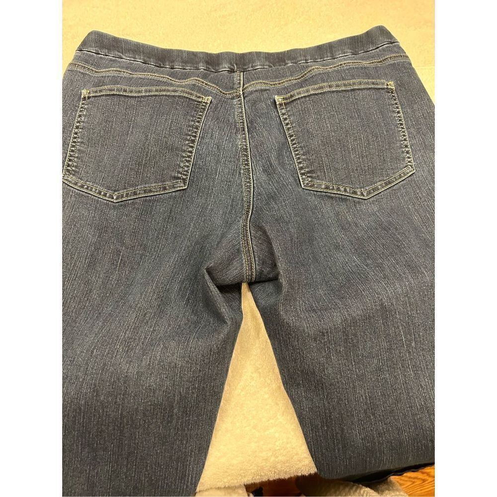 Lee Style Up 16 medium dark blue pull on pants
